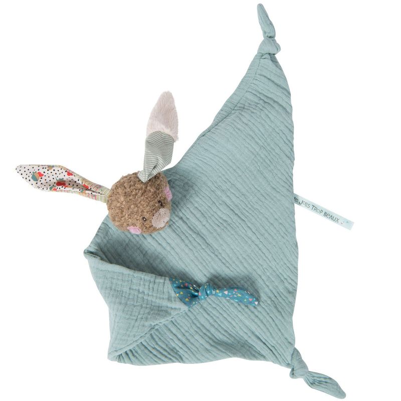 Doudou plat lange lapin Les jolis trop beaux (35 cm) Moulin Roty