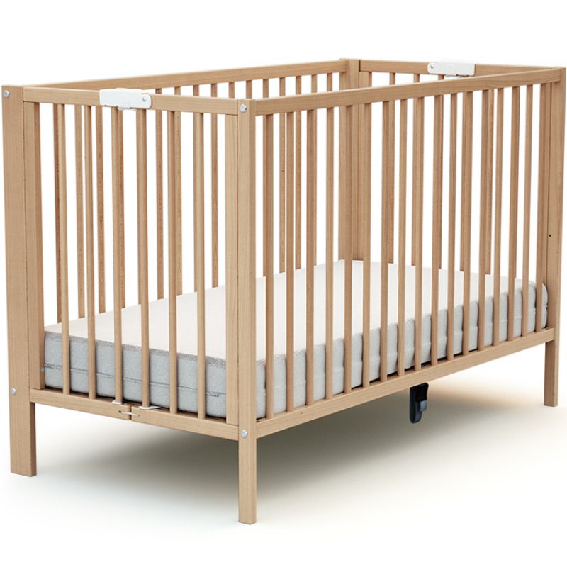 Lit pliable en bois de hêtre Essentiel Plus (60 x 120 cm) AT4
