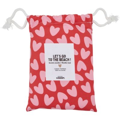 Serviette microfibre Rose-Rouge (70 x 140 cm)