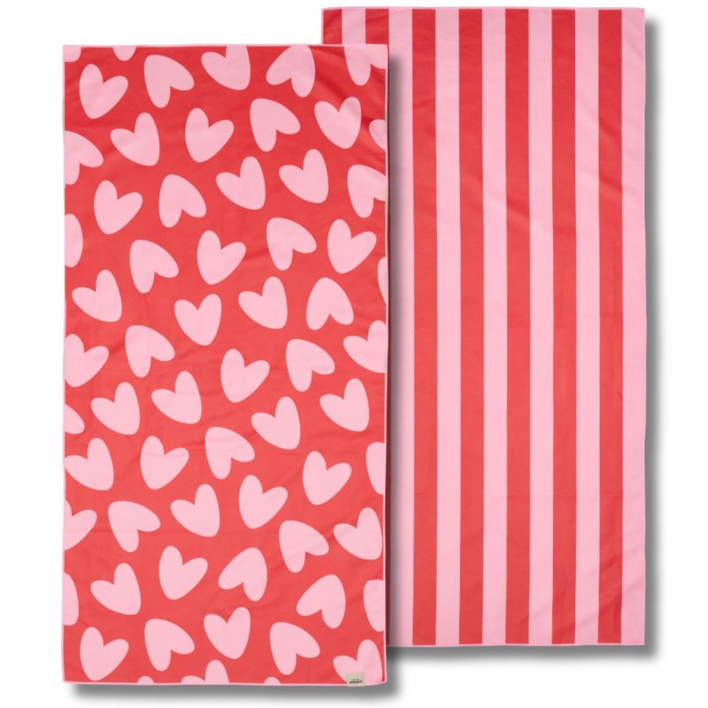 Serviette microfibre Rose-Rouge (70 x 140 cm) Atelier Wagram Produit 1