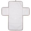 Tapis à langer nomade Cloudy Rib Milky Coffee Jollein Produit 3