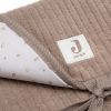 Tapis à langer nomade Cloudy Rib Milky Coffee Jollein Produit 6