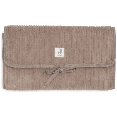 Tapis à langer nomade Cloudy Rib Milky Coffee Jollein