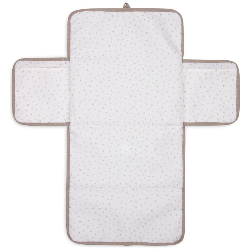 Tapis à langer nomade Cloudy Rib Milky Coffee Jollein Produit 3