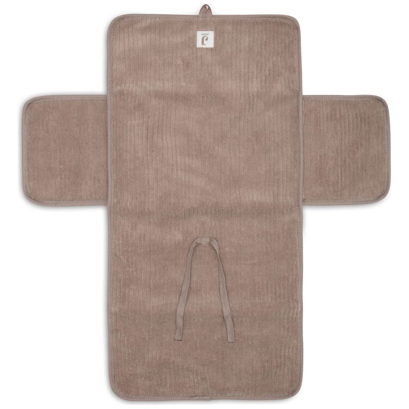 Tapis à langer nomade Cloudy Rib Milky Coffee Jollein Produit 4