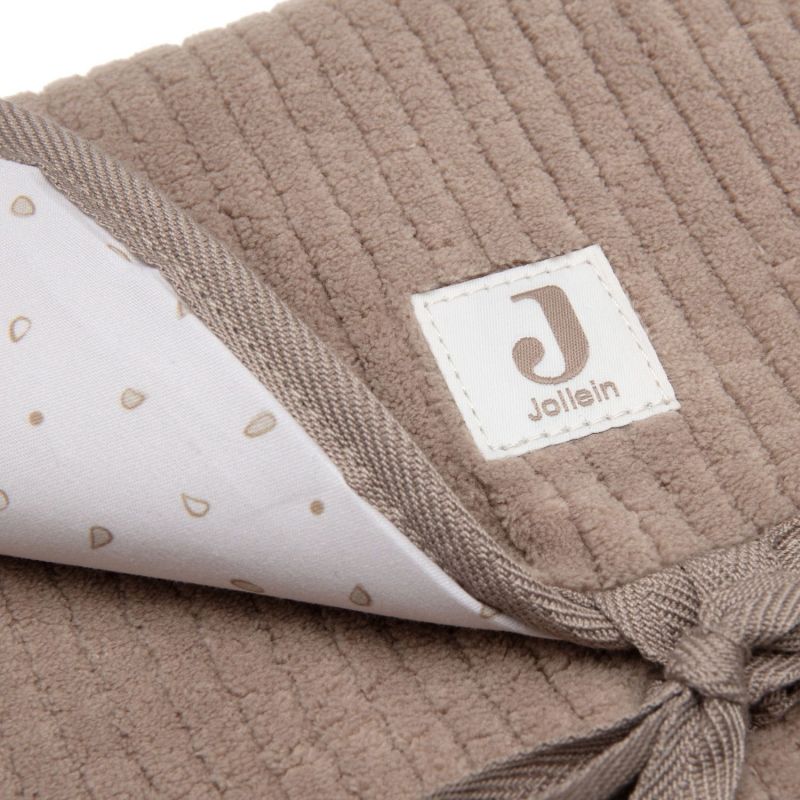Tapis à langer nomade Cloudy Rib Milky Coffee Jollein Produit 6