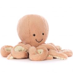 Peluche Ocean Crew Odell pieuvre rose (23 cm) - Jellycat