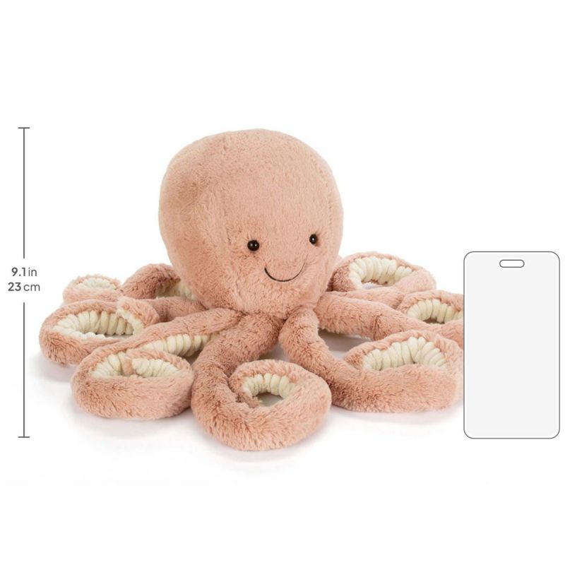 Peluche Ocean Crew Odell pieuvre rose (23 cm) Jellycat Produit 4