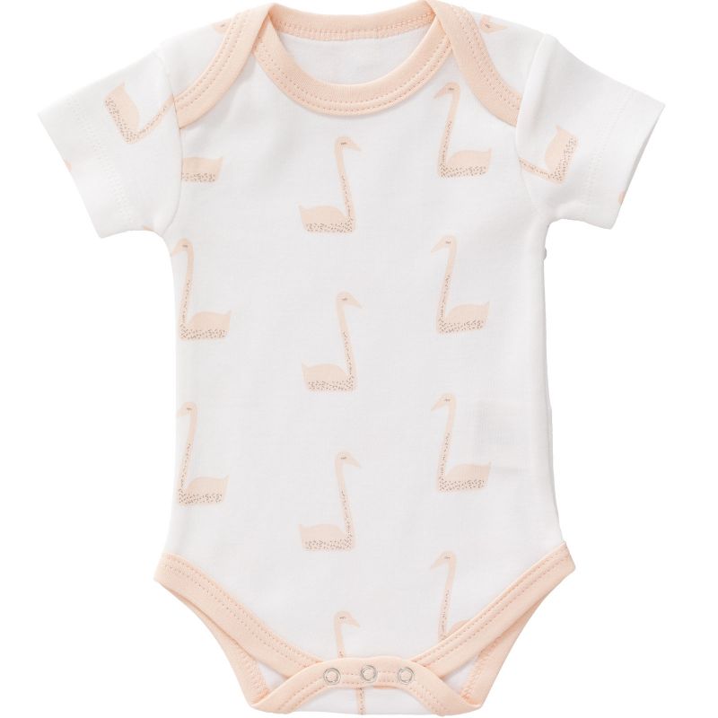 Body manches courtes Cygne pêche (naissance : 50 cm) Fresk