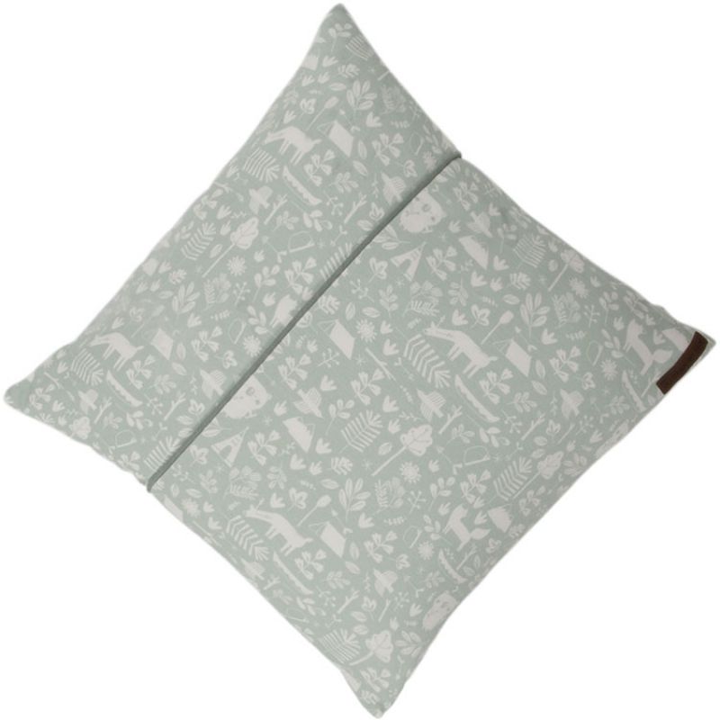 Coussin Adventure mint (40 x 40 cm) Little Dutch