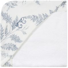 Cape de bain en coton et lin Feuillage (70 x 70 cm) - Tartine et Chocolat