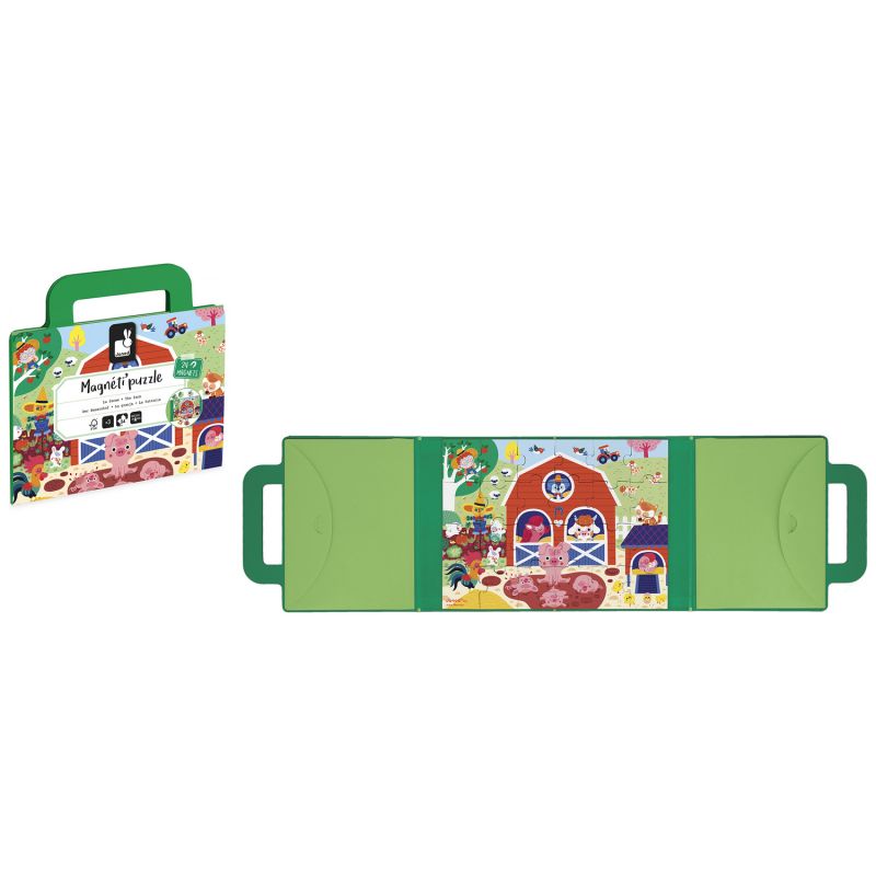 Puzzle magnétique Magneti'Puzzles Ferme (24 pièces) Janod Produit 7