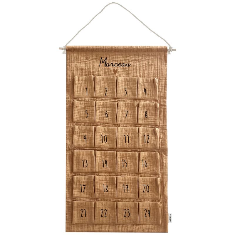 Calendrier de l'avent Gaze Camel (personnalisable) Atelier Wagram Produit 1