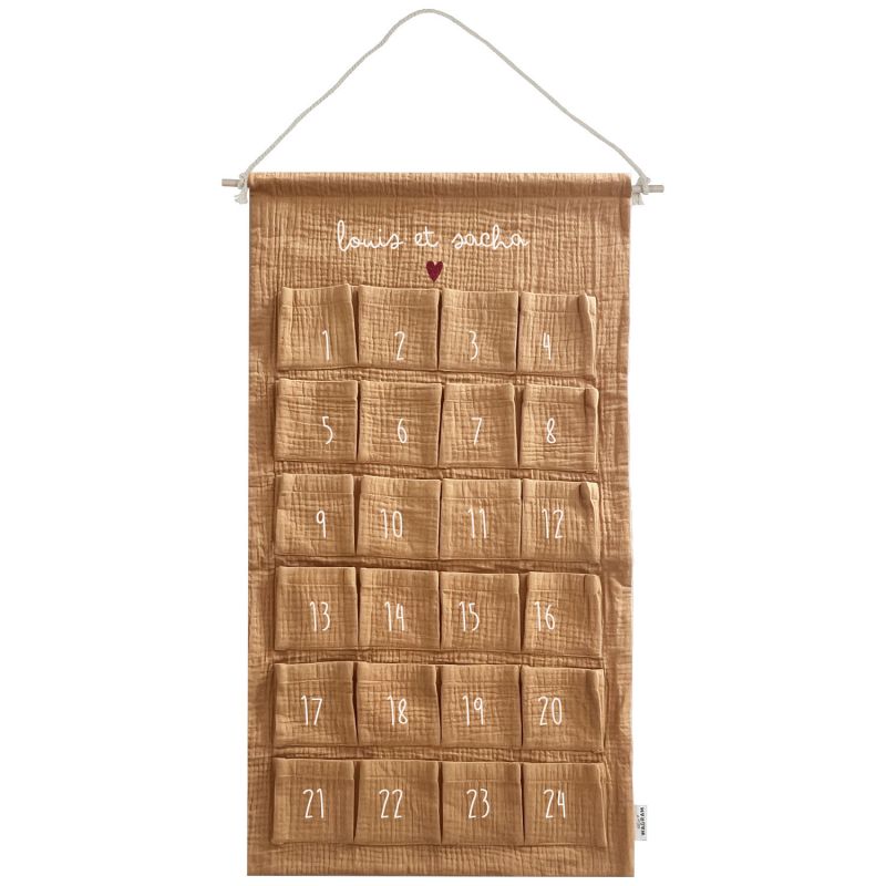 Calendrier de l'avent Gaze Camel (personnalisable) Atelier Wagram Produit 4