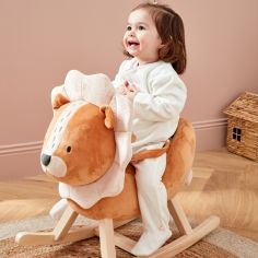 Lion à bascule en veloudoux Babou & Kendi