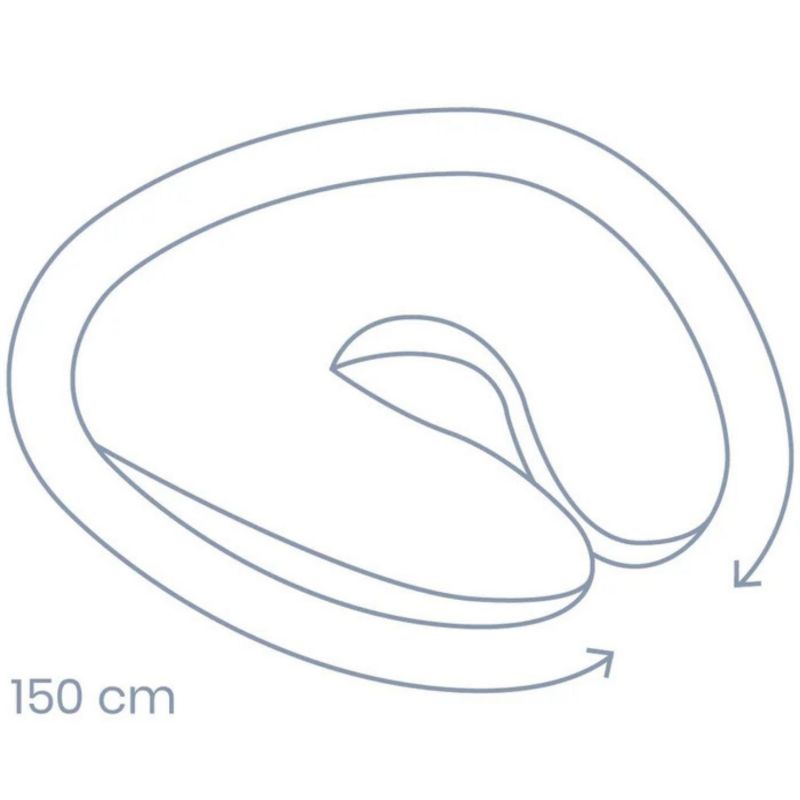 Coussin d'allaitement Softy Tetra Jersey Green Doomoo Produit 3