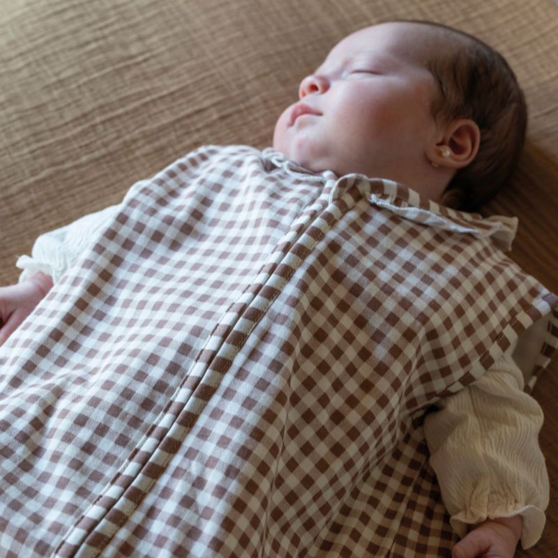 Gigoteuse Été Praliné Vichy Moka TOG 0,5 (1-4 mois) Walking Mum Ambiance 5