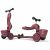 Variation Rouge, noir du produit Porteur évolutif en Highwaykick 1 Lifestyle Wildcat de la marque Scoot and ride