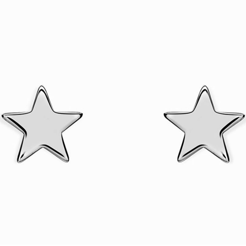 Boucles d'oreilles Full étoile (argent 925°) Coquine
