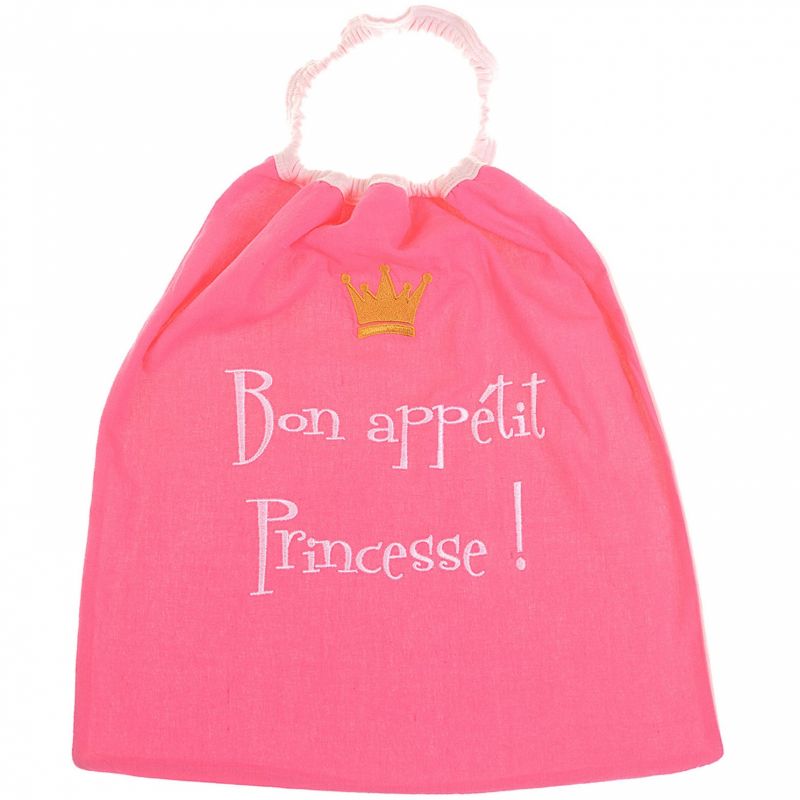 Serviette doublée élastiquée Bon appétit Princesse BB & Co