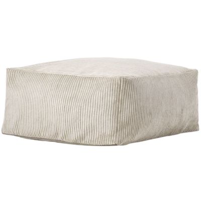 Pouf Blanc cassé