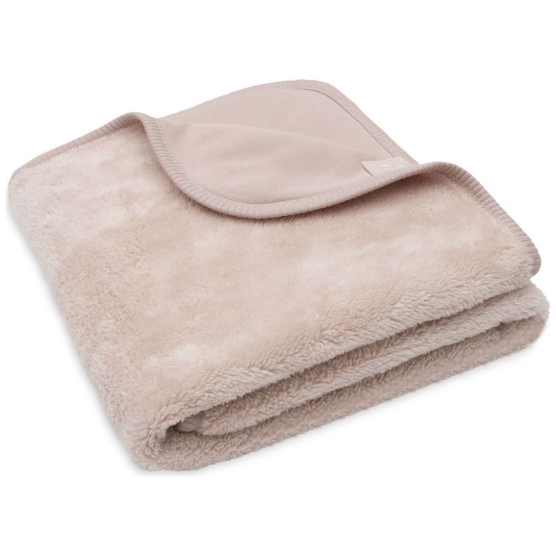 Couverture Basic Sherpa-Jersey Silk Rose (75 x 100 cm) Jollein Produit 1