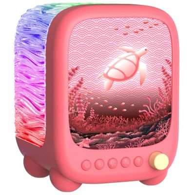 Veilleuse et enceinte sans fil Wavy Light Coral MOB