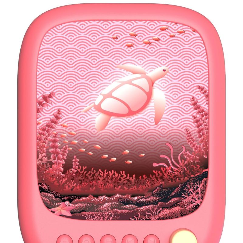 Veilleuse et enceinte sans fil Wavy Light Coral MOB Produit 3