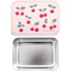 Lunch box en acier inoxydable Cerises A Little Lovely Company Produit ouvert 4