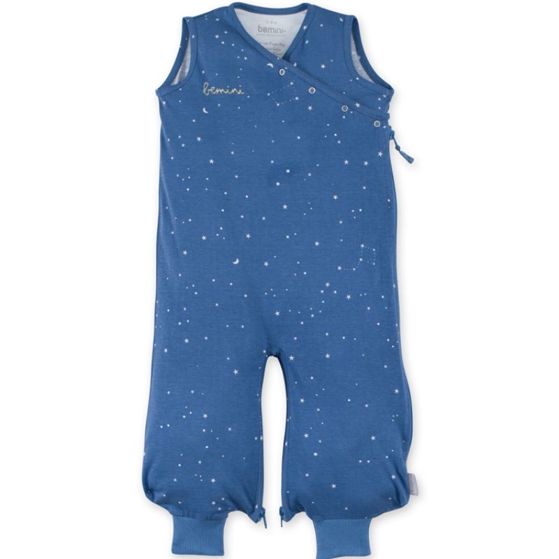 Gigoteuse légère Stary bleu denim TOG 0,5 (70 cm) Bemini