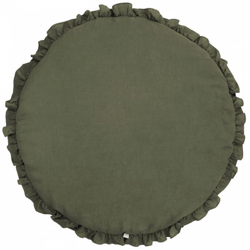 Tapis de jeu à volants olive Pure nature Cotton&Sweets