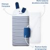 Sac de couchage rayé Lapin (3-6 ans) Les petites billes Produit 1