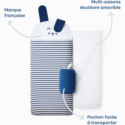 Sac de couchage Oeko-tex pour l'école maternelle Fabrication française