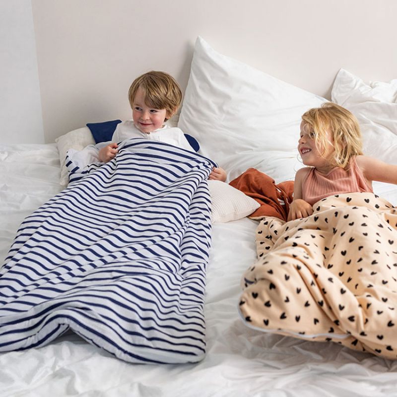 Sac de couchage rayé Lapin (3-6 ans) Les petites billes Ambiance 4