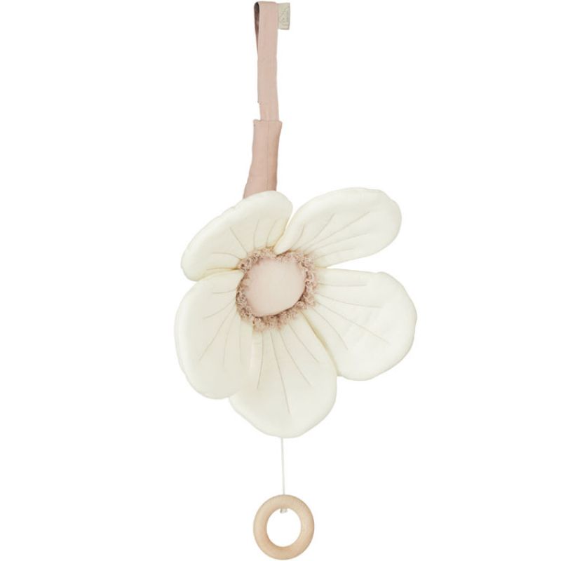 Mobile musical fleur Windflower crème Cam Cam Copenhagen