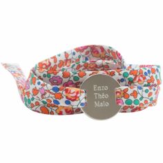 Bracelet Liberty ruban maman family personnalisable (argent 925°)