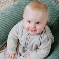 Coussin d'allaitement Sense vert d'eau (140 x 45 cm)