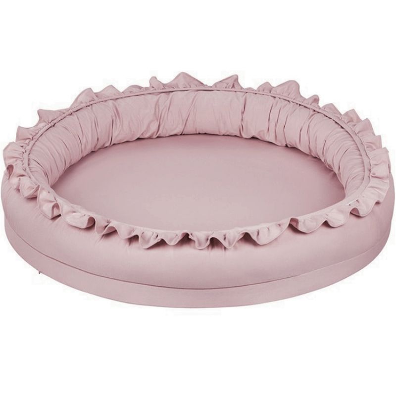 Tapis de jeu cocon rose blush Basic Cotton&Sweets