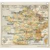 Carte Vidal Lablache - France villes (76 x 70 cm) - Les jolies planches