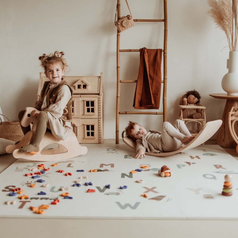 Tapis puzzle 3 en 1 Tiloo Alphabet (180 x 180 cm) Play&Go Ambiance 2