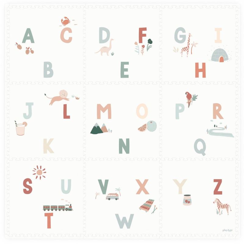 Tapis de jeu réversible 2 en 1 Tiloo Alphabet (180 x 180 cm) Play&Go Produit 4