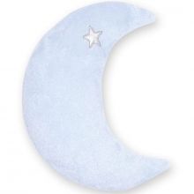 Coussin Lune bleu clair Honey (40 x 25 cm)  par Bemini