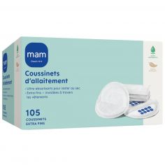 Lot de 105 coussinets d'allaitement extra fins - MAM