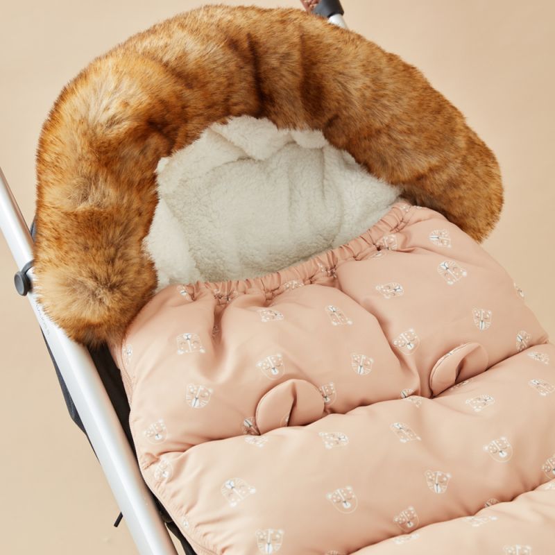 Chancelière Mix & Match Félins beige (6-36 mois) Noukie's Ambiance 2