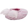 Chaussons avec ailes d'ange gaze de coton rayé vieux rose BB & Co Produit 2