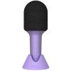 Microphone Bluethooth avec haut-parleur intégré Glitter pourpre Lalarma Produit 1