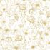 Papier peint motif fleurs gold (10 m) - Lilipinso