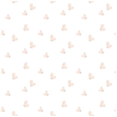 Papier peint Cherry Cherie papillons Love white (50 cm x 10m)  Lilipinso