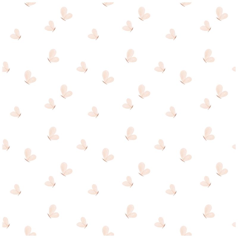 Papier peint Cherry Cherie papillons Love white (50 cm x 10m)  Lilipinso Produit 1