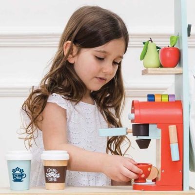 Machine à café et dosettes en bois FSC